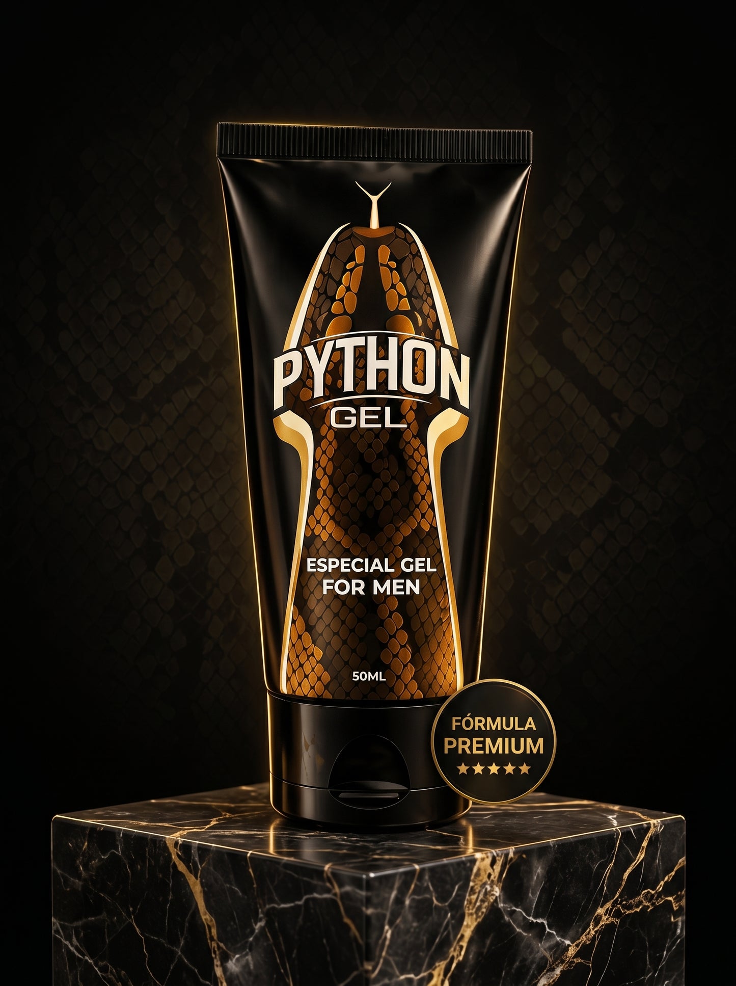 Python Gel: Revitalización, Vigor y Confianza Masculina