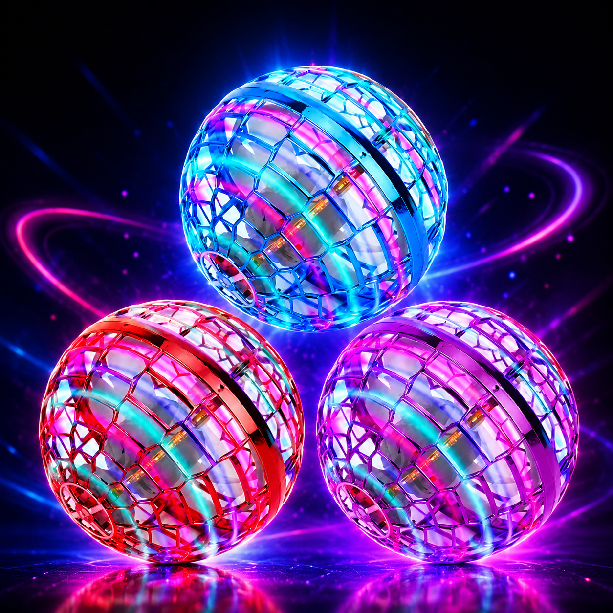 FlyNova: Pelotas Voladoras LED Inteligentes - Imagen 4