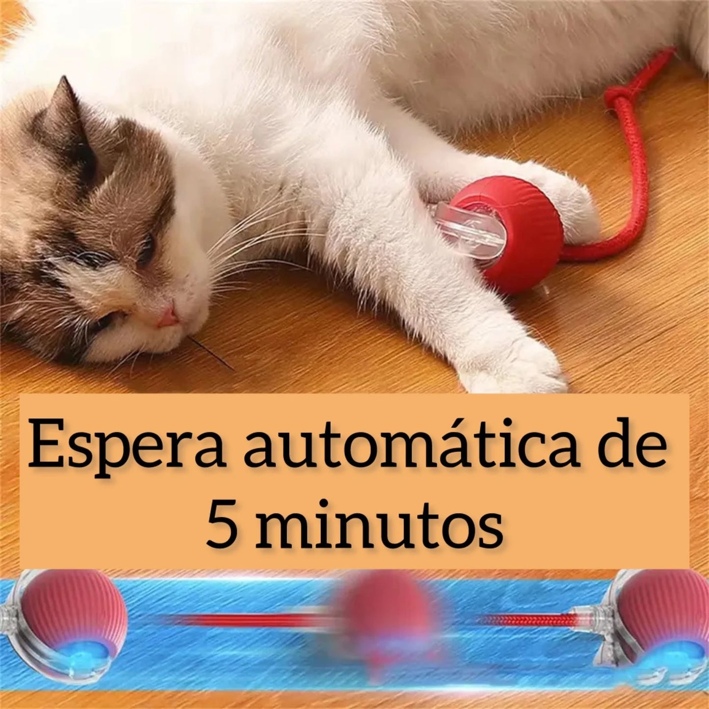 Pelota Interactiva Inteligente para Gatos - Imagen 5