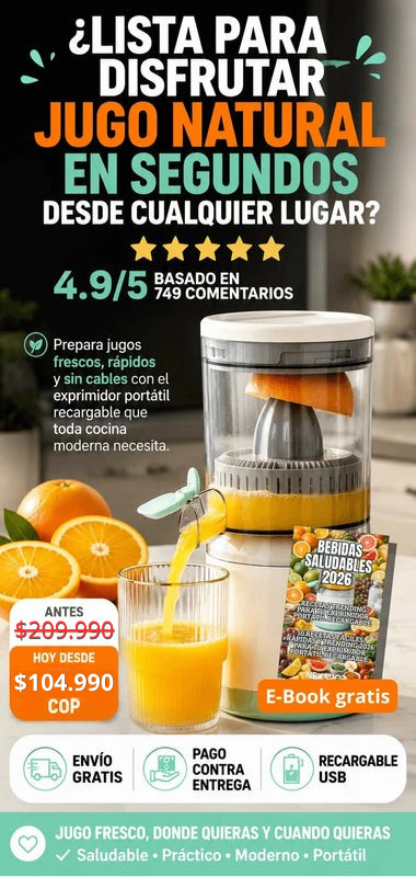 Exprimidor de Jugos de Alta Eficiencia