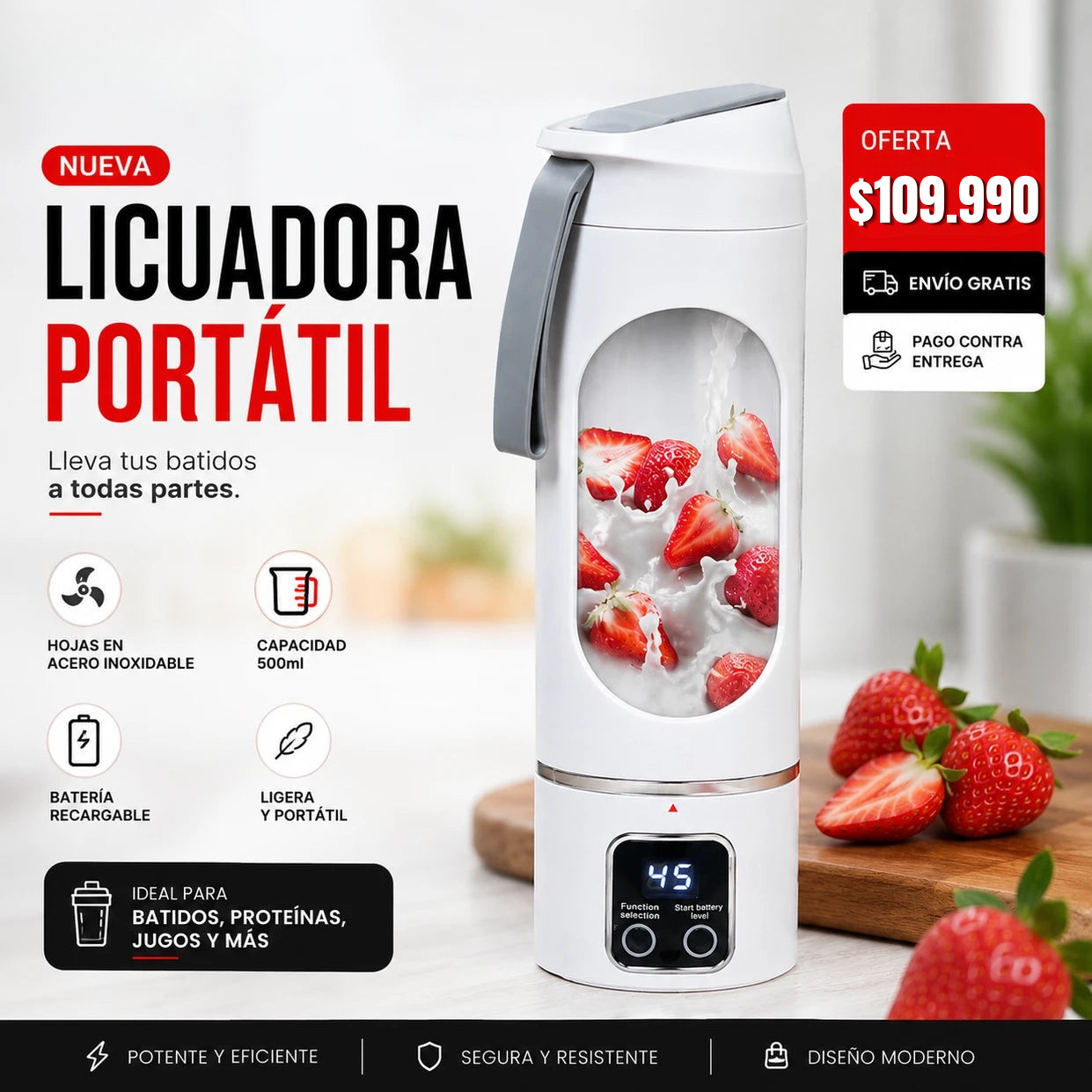 Licuadora Portátil LandPage