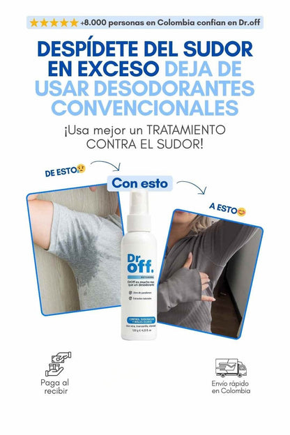 DrOFF🧑‍⚕️Tratamiento médico contra el sudor