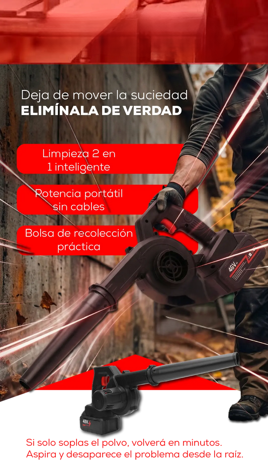 Sopladora Profesional ll Pulcrum 2 en 1