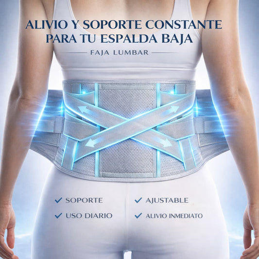 Faja LumbarMax 360: Soporte Total y Postura Perfecta