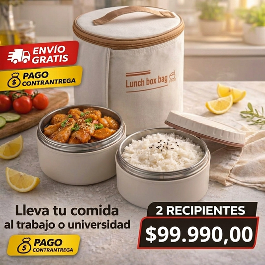 Set de Lonchera Térmica y Contenedores