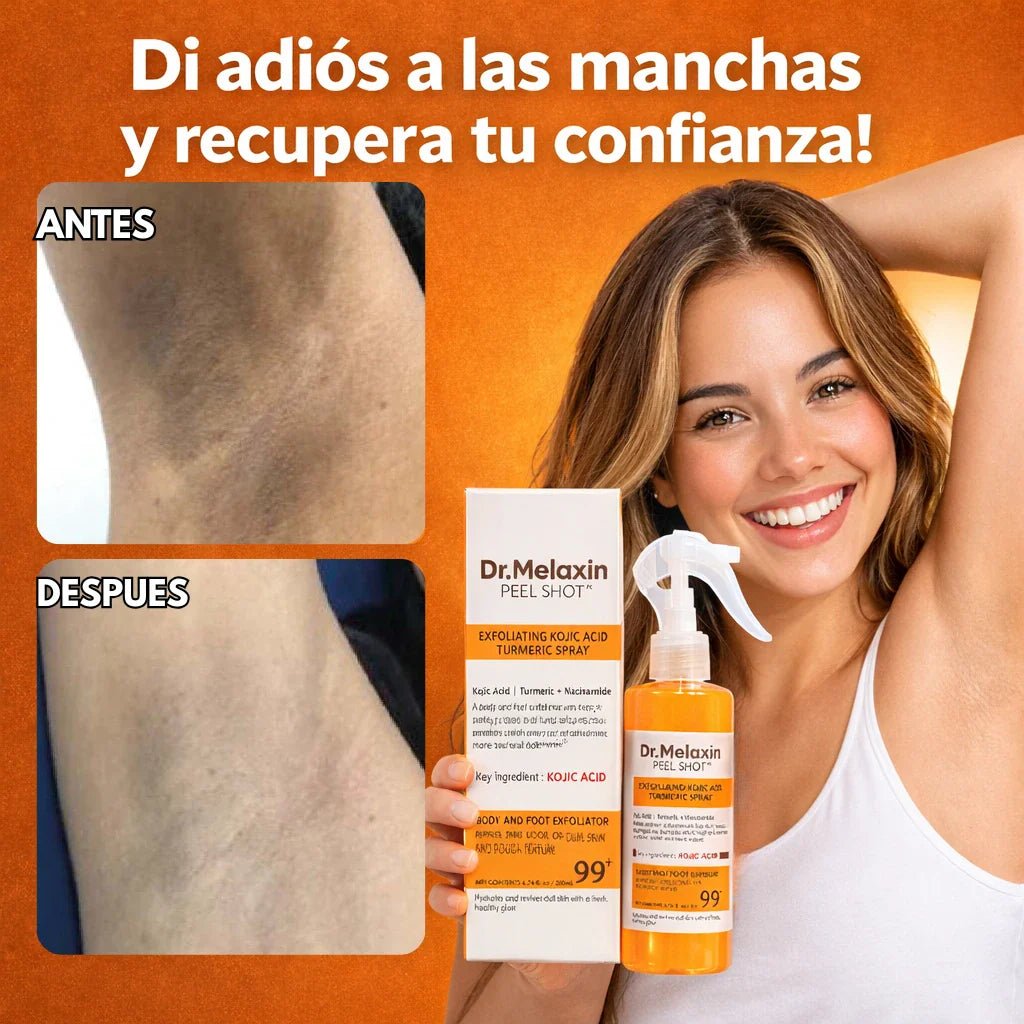 Dr Melaxin: Tratamiento despigmentante a base de Cúrcuma en Spray