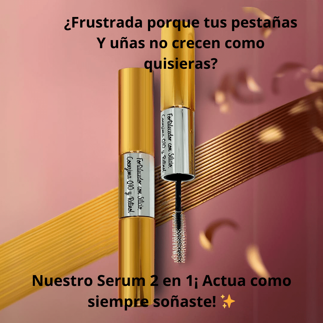 DualBeauty Serum Premium 2 en 1! 🌟Pestañas largas y uñas saludables - [PROMOCIÓN DISPONIBLE SOLO HOY]