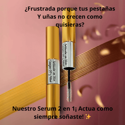 DualBeauty Serum Premium 2 en 1! 🌟Pestañas largas y uñas saludables - [PROMOCIÓN DISPONIBLE SOLO HOY]