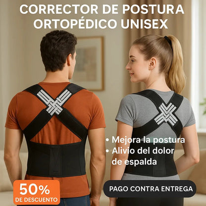 PosturaPlus Corrector de Postura Ortopédico Unisex - [PROMOCIÓN DISPONIBLE SOLO HOY]