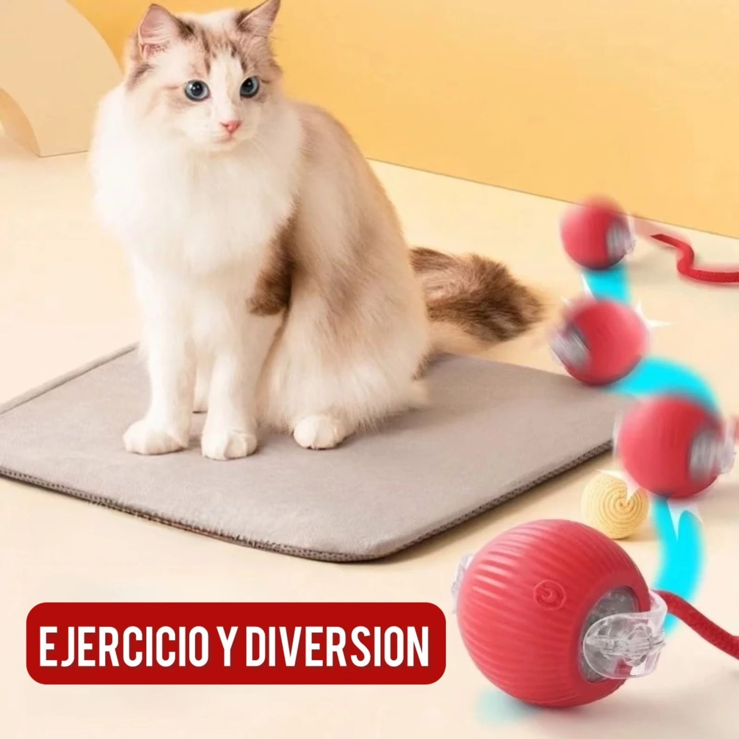 Pelota Interactiva Inteligente para Gatos - Imagen 3