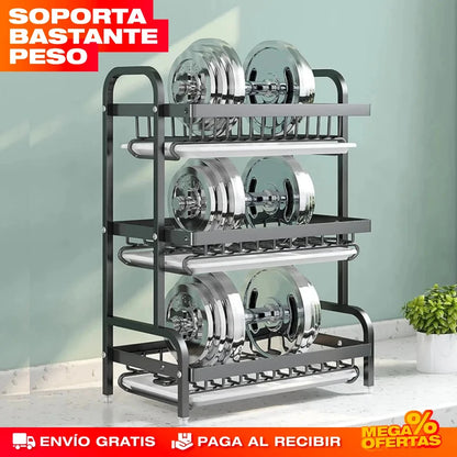 Escurridor de Platos de 3 Niveles - Imagen 3