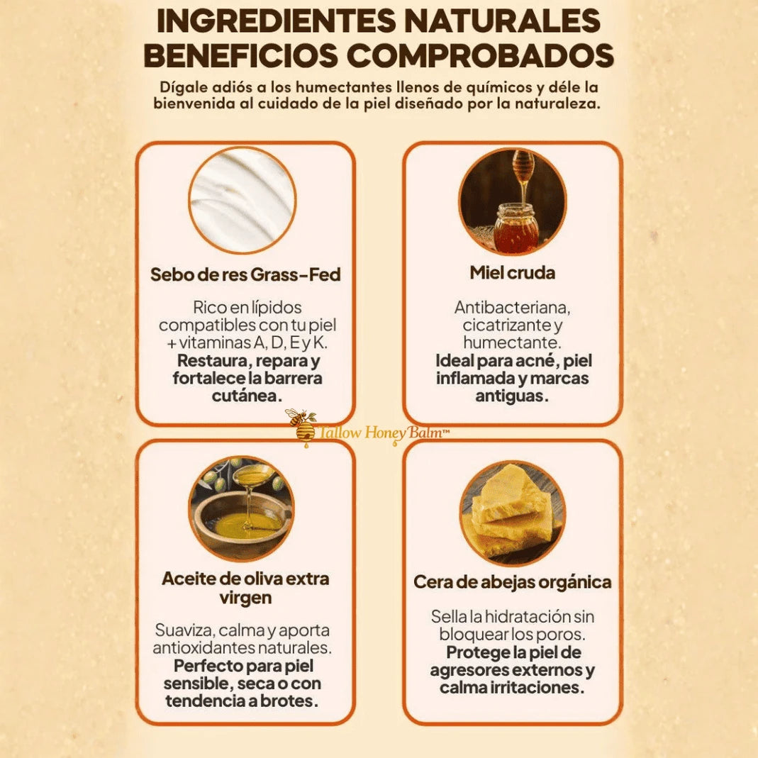 Bálsamo de Sebo y Miel Hidratación Ancestral - Imagen 4