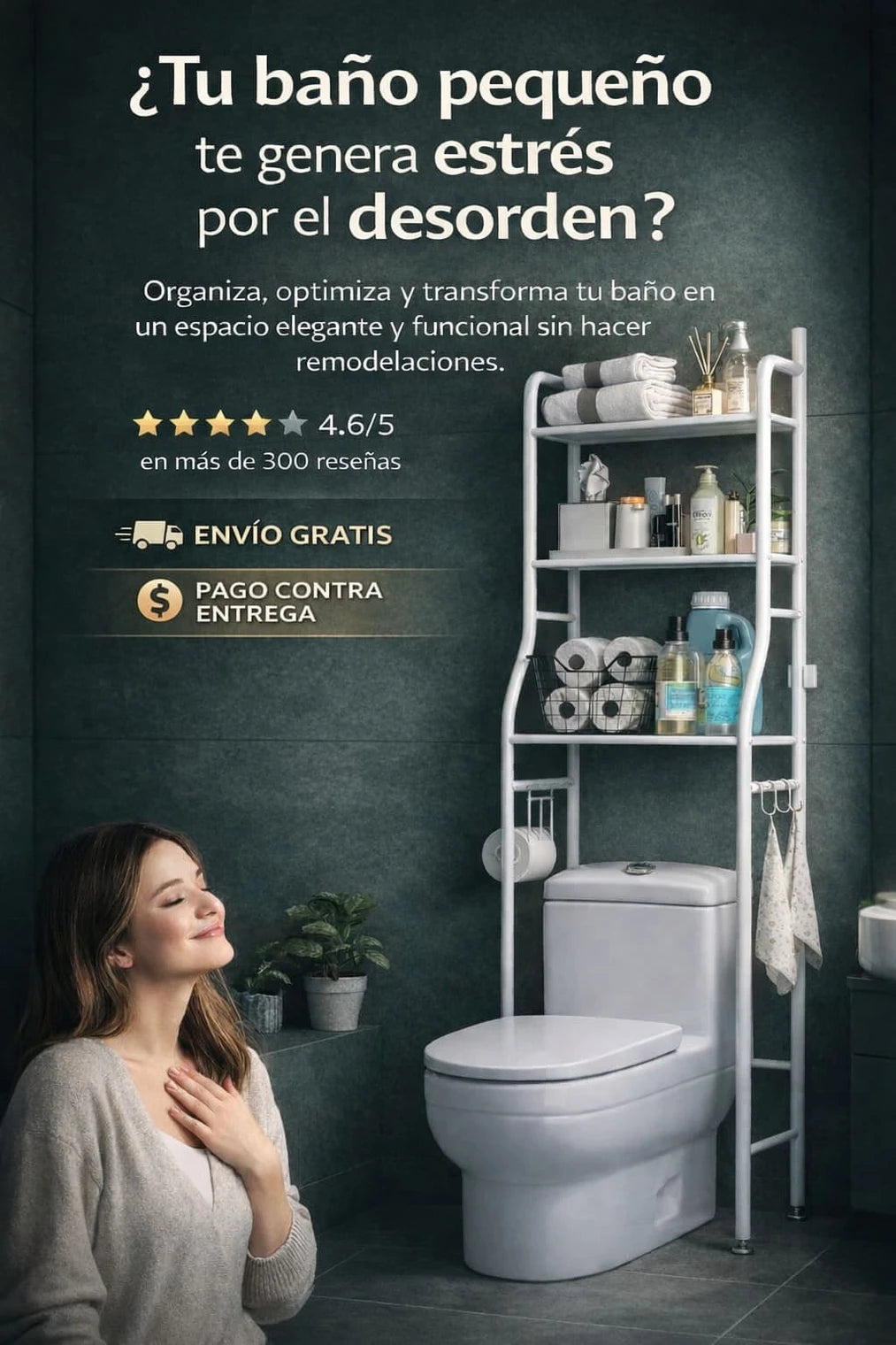 Organizador De Baño 3 Niveles