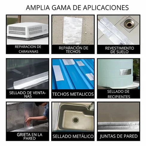 FLEX FORTE | CINTA IMPERMEABLE DE SELLADO ULTRARRESISTENTE A PRUEBA DE AGUA