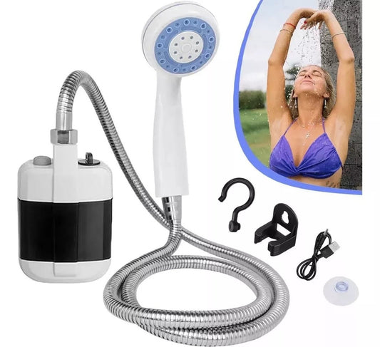 Ducha Portátil Recargable USB - Autonomía y Presión Constante - 1