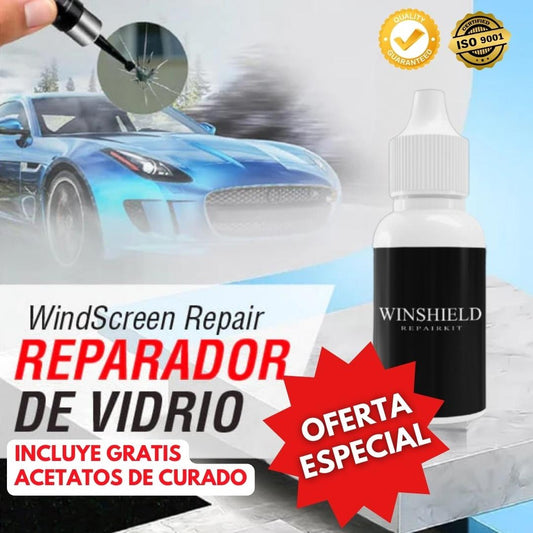 Kit Reparador de cristales VidrioFix – Repara parabrisas, pantallas y espejos al instante. - 1