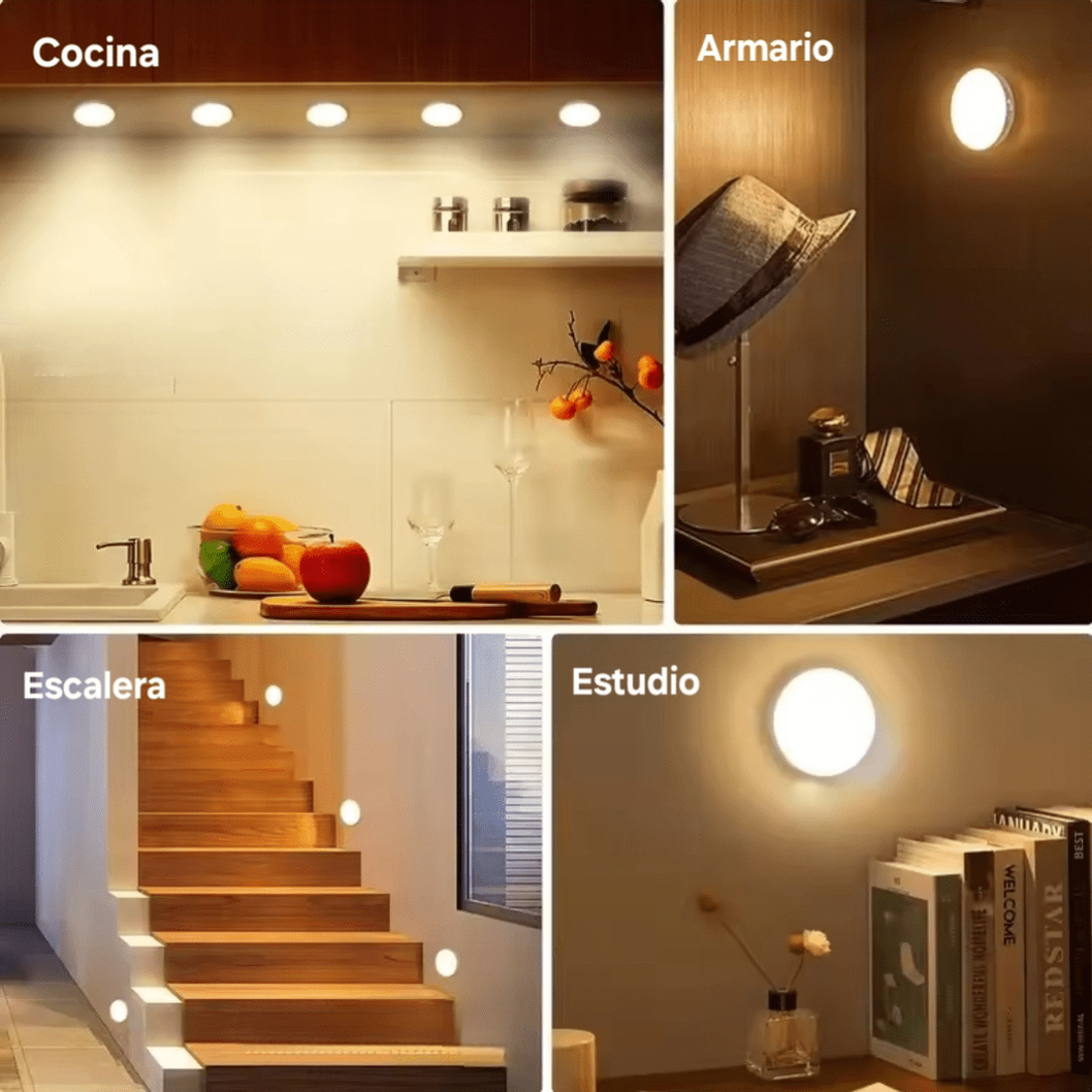 Lámpara LED con Sensor - Luz Automática para cada Rincón - 1