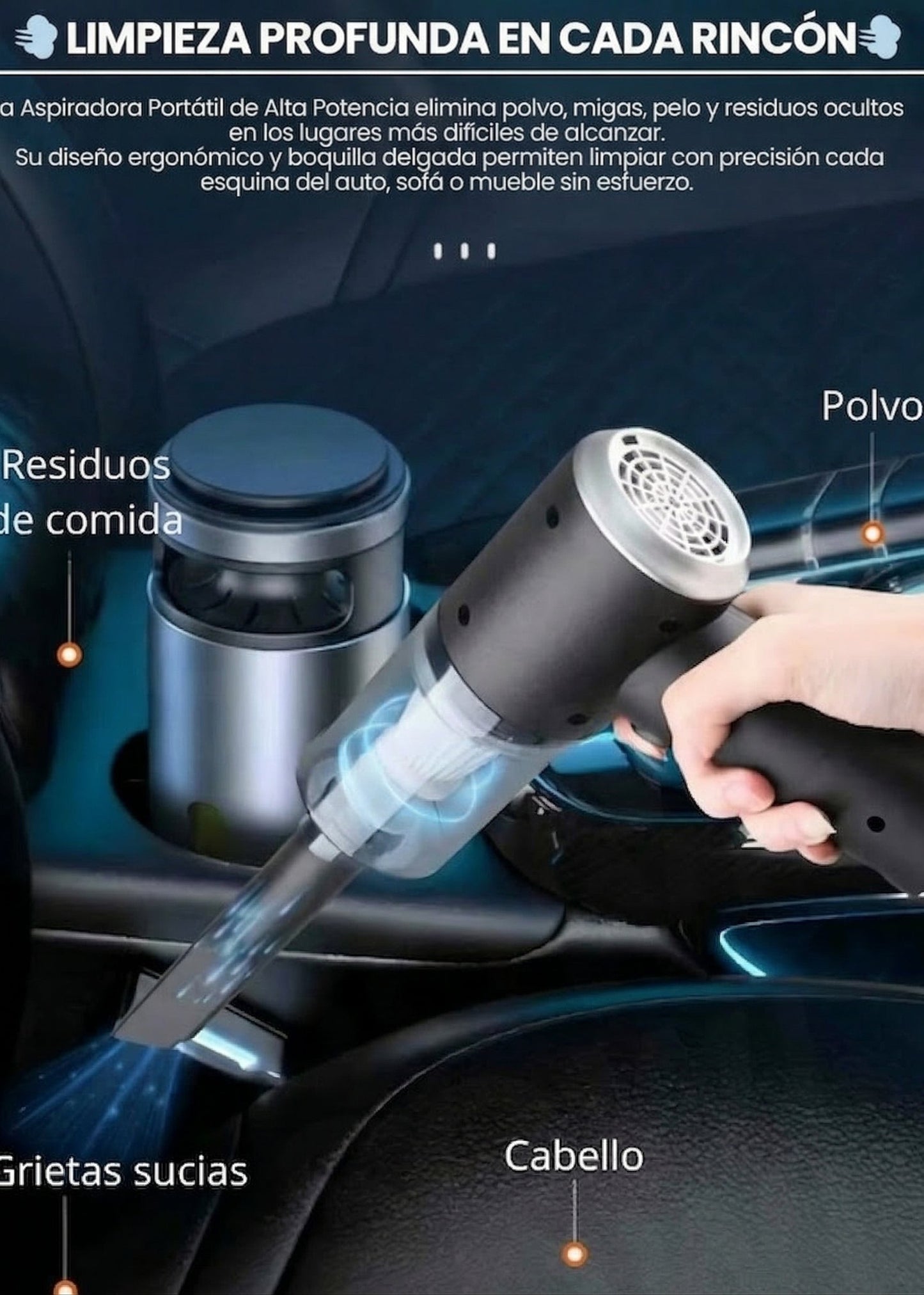 💦COMBO HIDROLAVADORA 10 ACCESORIOS + ASPIRADORA 3 EN 1 - 2