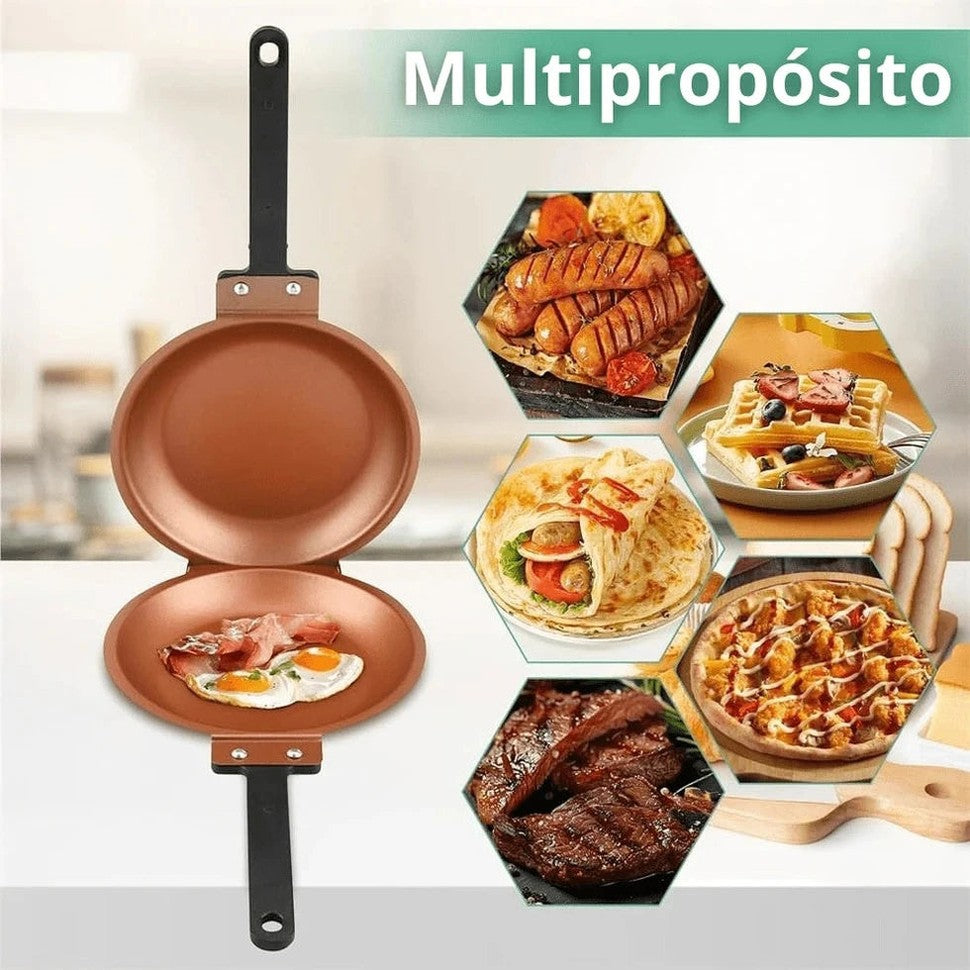 DuoChef – Sartén Antiadherente para Pancakes y Huevos - 2