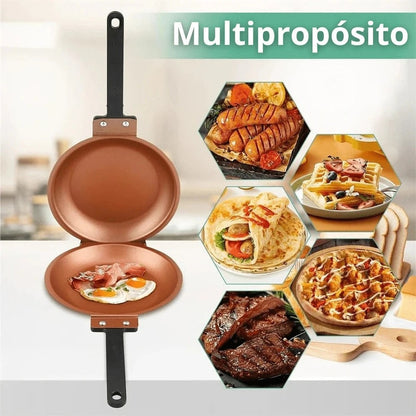 DuoChef – Sartén Antiadherente para Pancakes y Huevos - 2