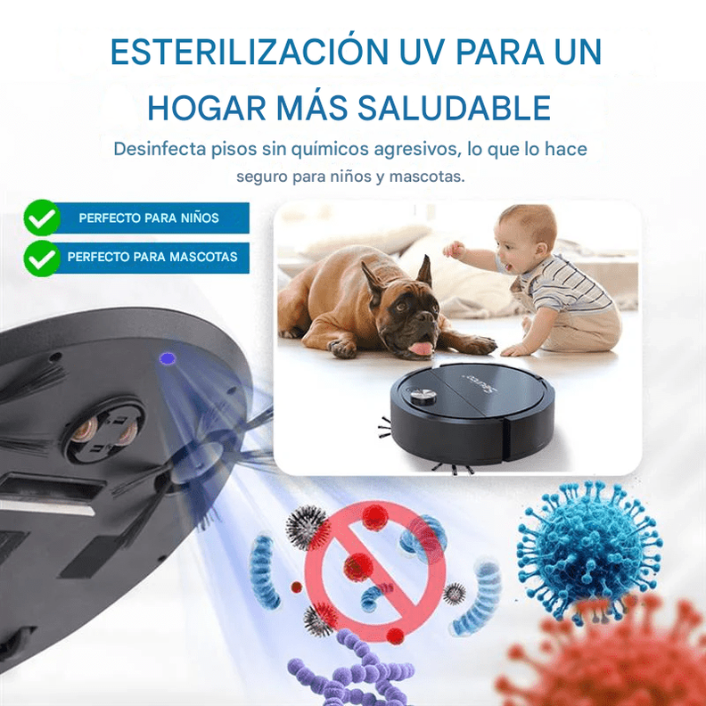 AutoClean Pro -🧹Aspiradora robot Seurico - 3