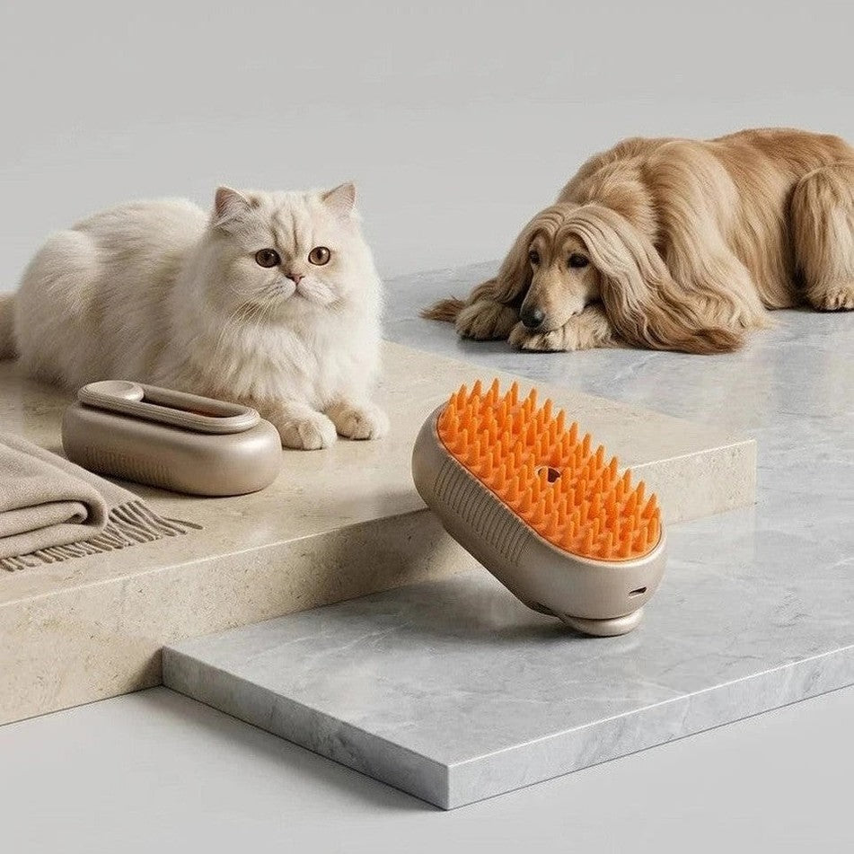 Cepillo Premium para Mascotas con Vapor - 3