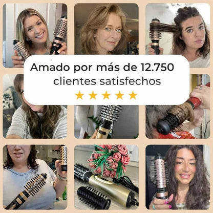 Cepillo giratorio 360° - seca, alisa y da volumen en un solo paso. - 4