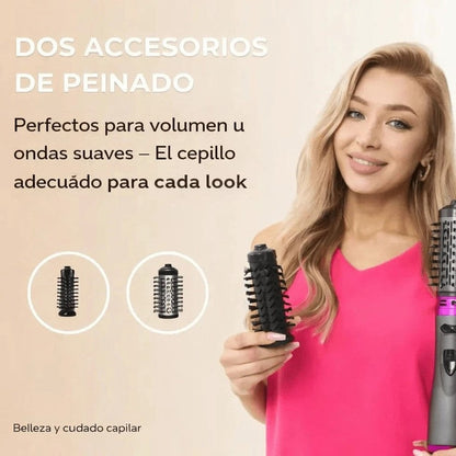 Cepillo giratorio 360° - seca, alisa y da volumen en un solo paso. - 5
