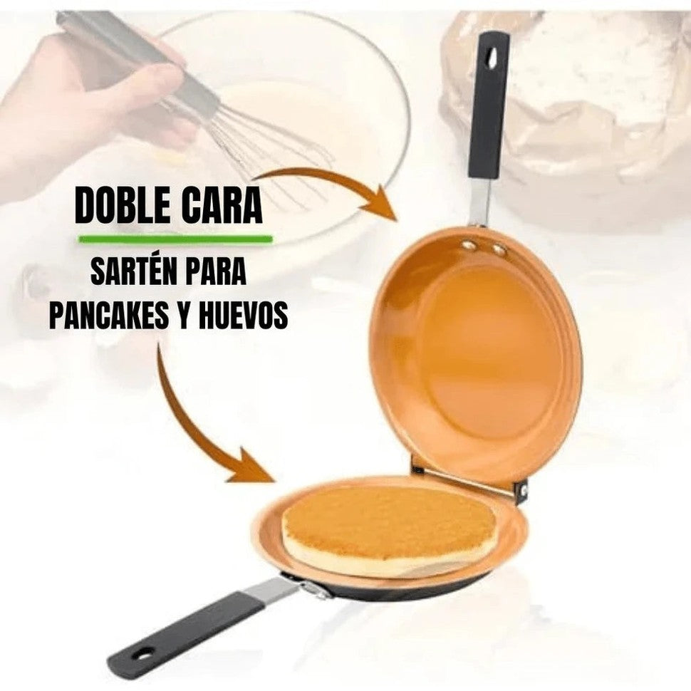 DuoChef – Sartén Antiadherente para Pancakes y Huevos - 6
