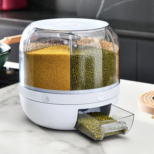 GiraGranos Dispensador de Granos y Arroz Giratorio - [PROMOCIÓN DISPONIBLE SOLO HOY]